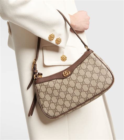 gucci ophidia gg supreme mini shoulder bag women|gucci ophidia half moon bag.